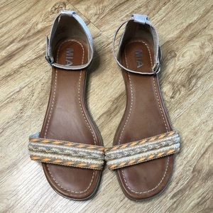 Mia Flat Beaded Sandals